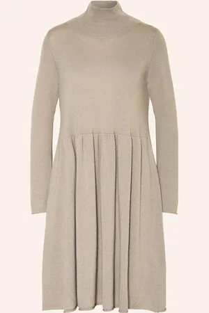 Allude Strickkleid Mit Cashmere beige
