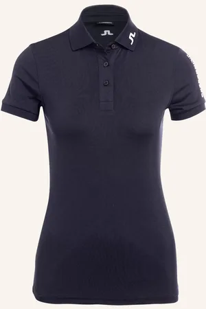 J Lindeberg Funktions-Poloshirt blau