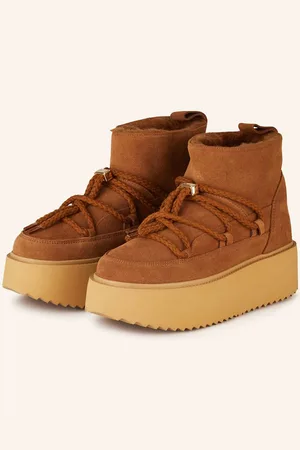 INUIKII Plateau-Boots braun