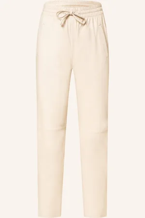 Oakwood Lederhose Im Jogging-Stil weiss