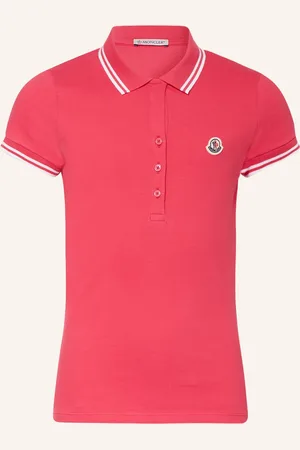 Moncler Piqué-Poloshirt pink