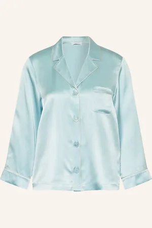 ERES Schlafshirt Convive Aus Seide blau