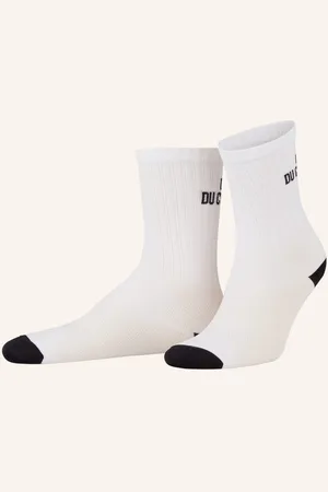 Cafe du Cycliste Café Du Cycliste Radsocken Solid weiss
