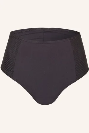 Cyell High-Waist-Bikini-Hose Caviar