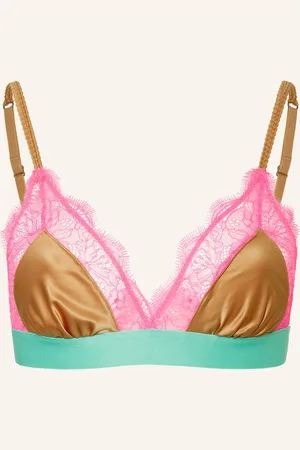 LOVE Stories Triangel-Bh Love Lace Aus Satin pink