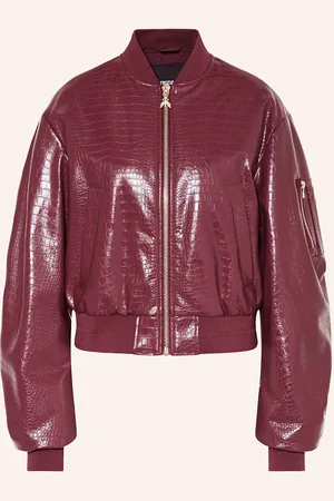 Patrizia Pepe Jacke In Lederoptik rot