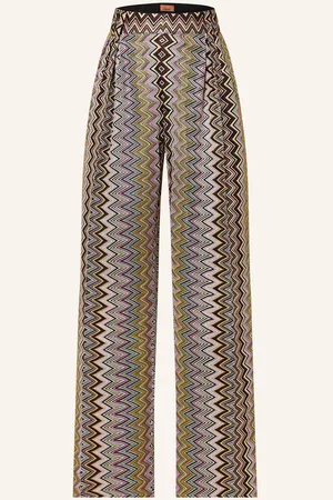 Missoni Strickhose braun