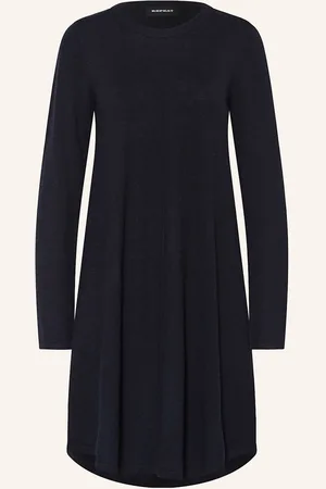 REPEAT cashmere Strickkleid blau