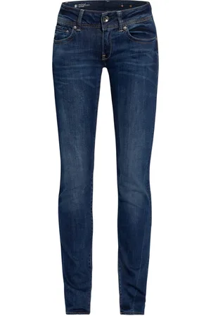 G-Star Straight Jeans Midge blau