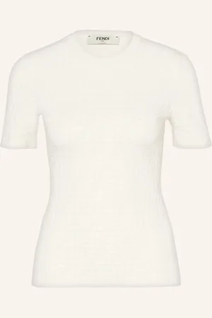 Fendi Strickshirt weiss
