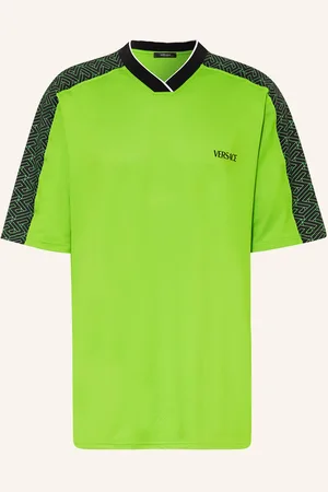 VERSACE Oversized-Shirt La Greca gruen