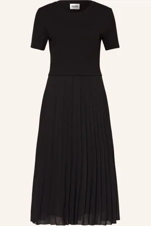 Claudie Pierlot Kleid Im Materialmix Mit Plissees