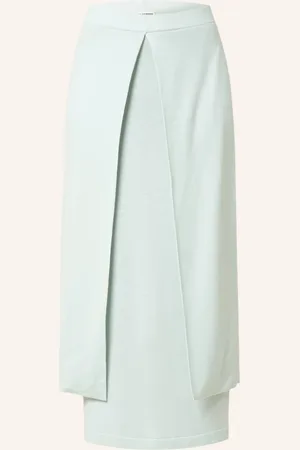 Jil Sander Strickrock blau