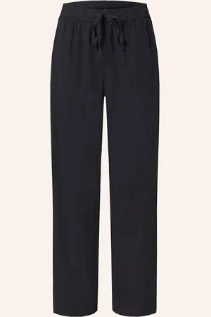 Neo Noir Marlenehose Sonar Mit Leinen blau