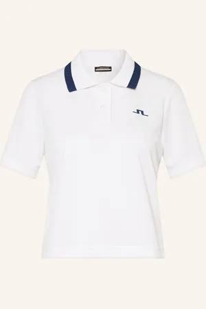 J Lindeberg Funktions-Poloshirt weiss