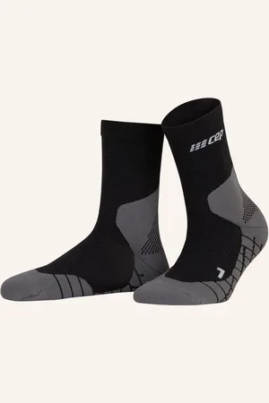 CEP Trekking-Socken Light Merino Compression - Mid Cut schwarz