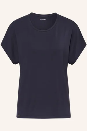 Jockey Schlafshirt Supersoft Lounge blau
