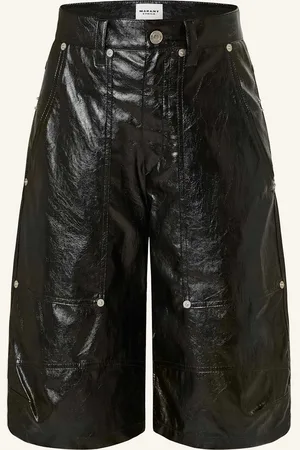 Marant Etoile Shorts Azilia In Lederoptik