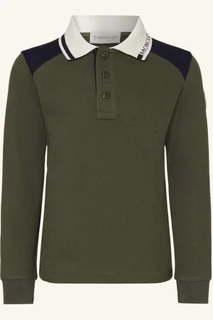 Moncler Piqué-Poloshirt gruen