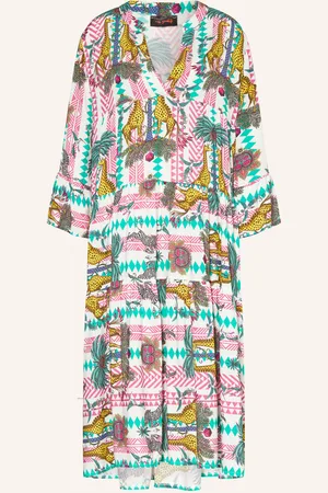 miss goodlife Kleid Indie Mit 3/4-Arm weiss