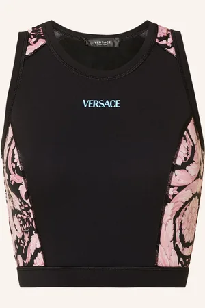 VERSACE Cropped-Top schwarz