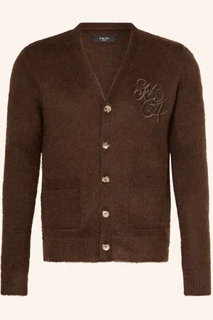 AMIRI Strickjacke Mit Mohair braun