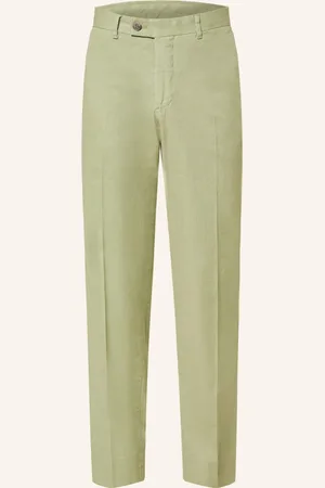 J Lindeberg Chino Regular Fit Mit Leinen gruen