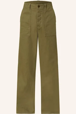 Nudie Jeans Hose Tuff Tony Fatigue Regular Fit gruen