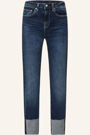 AG Jeans Straight Jeans Girlfriend blau