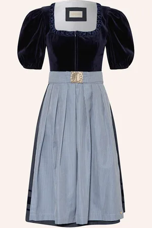 AlpenHERZ Dirndl Mona blau