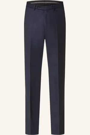 Digel Anzughose Per Modern Fit blau
