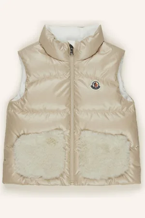 Moncler Daunenweste Vivi beige