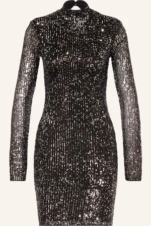 Lipsy London Cocktailkleid Mit Pailletten Und Cut-Out silber