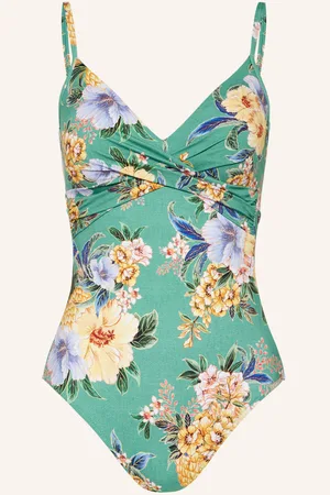 Lidea Shape-Badeanzug Pineapple Sea blau