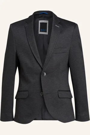 G.O.L. Jerseysakko Super Slim Fit grau