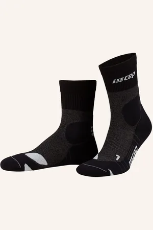 CEP Hiking-Wandersocken - Compression Socks Mit Merinowolle grau