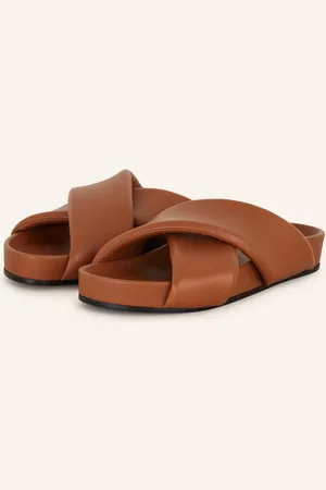 Jil Sander Pantoletten braun
