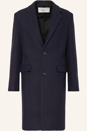 Ami Wollmantel blau
