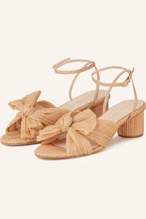 Loeffler Randall Sandaletten Dahlia Mit Glitzergarn orange
