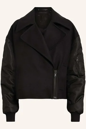 AllSaints Oversized-Jacke Orla Im Materialmix