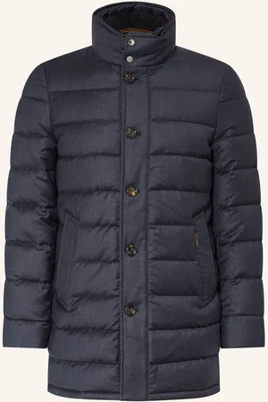 MOORER Daunenjacke Calegari Mit Herausnehmbarer Blende blau