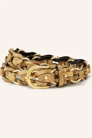 Isabel Marant Ledergürtel Bali beige