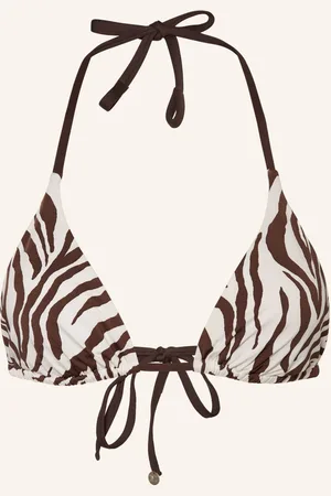 Max Mara Triangel-Bikini-Top Aurora braun