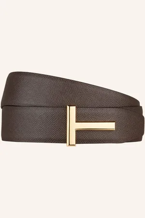 Tom Ford Ledergürtel Zum Wenden braun