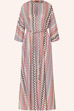 Missoni Strickkleid Mit Glitzergarn Und 3/4-Arm pink