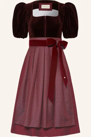AlpenHERZ Dirndl Mona rot