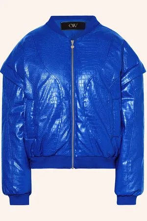 OW Blouson Croc In Lederoptik