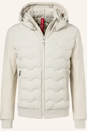 JOOP! Steppjacke Im Materialmix beige