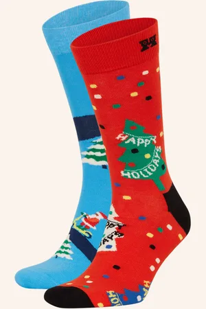 Happy Socks 2er-Pack Socken Happy Holiday Mit Geschenkbox blau