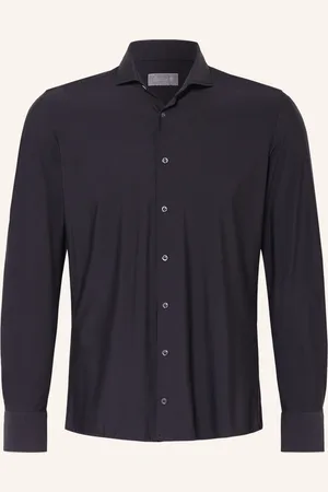 fakts Hemd Luca Slim Fit blau
